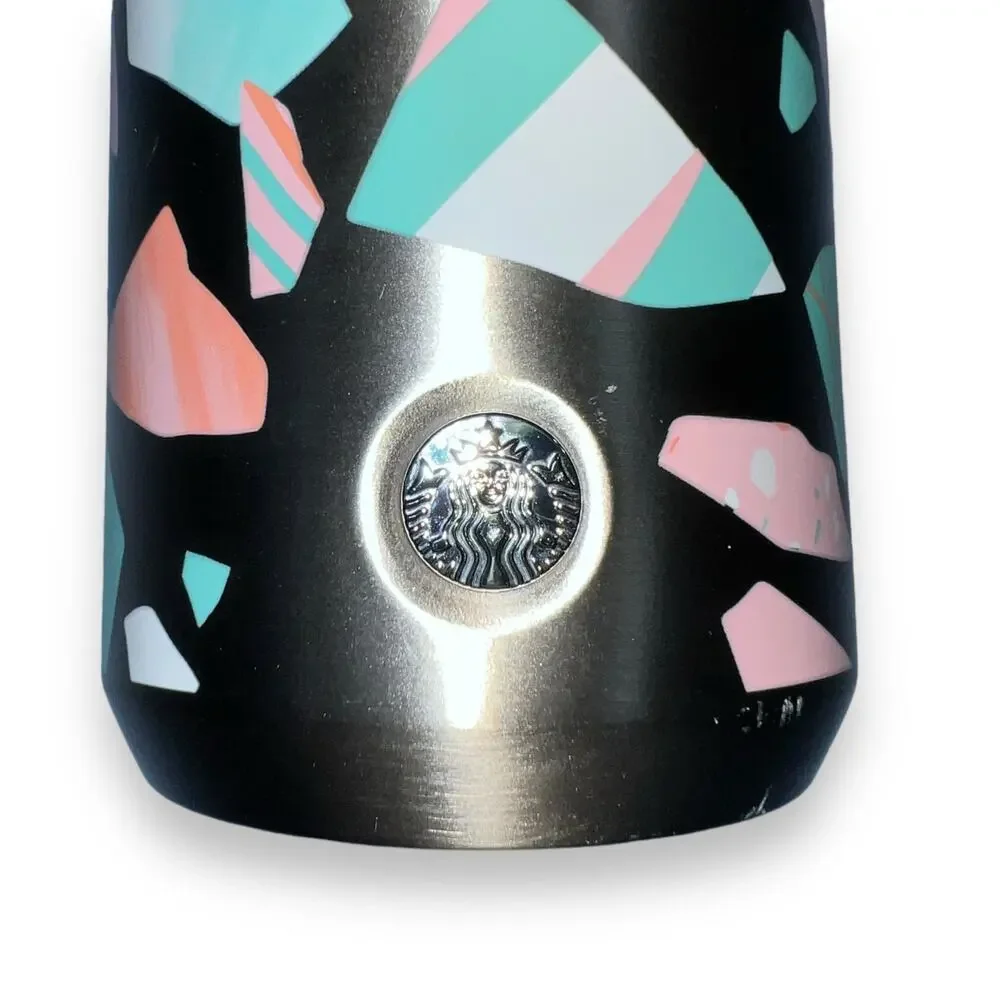 Starbucks Mosaics Travel Mug Stainless Steel Tumbler Coffee Tea Water 16oz
